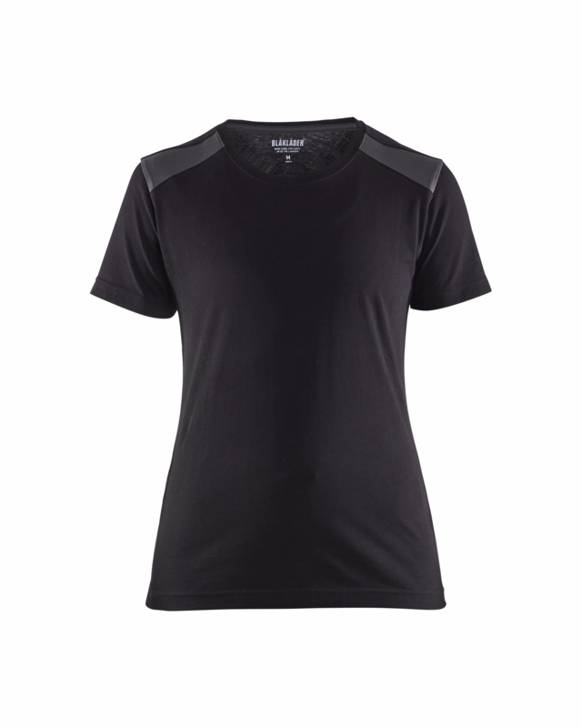 T-shirt Dame 3479 sort/mørk grå, str.S