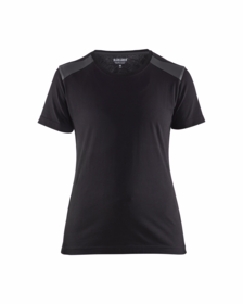 Blåkläder - T-shirt Dame 3479 sort/mørk grå