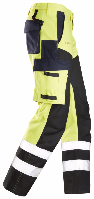 Arbejdsbuks 6365 Hi-vis gul/navy, str. 46