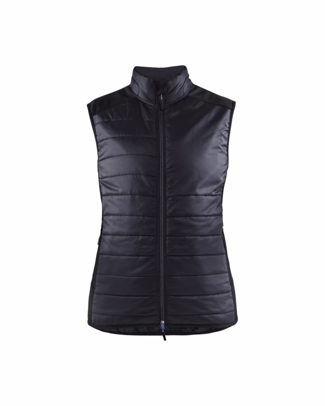 Vest Dame 3864 sort/mørk grå, str.M