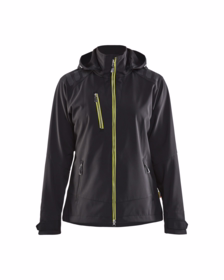 Blåkläder - Softshell jakke Dame 4719 sort/gul