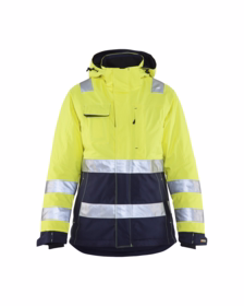 Blåkläder - Vinterjakke Dame Hi-vis 4872 gul/marineblå