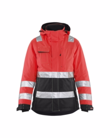 Blåkläder - Vinterjakke Dame Hi-vis 4872 rød/sort
