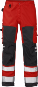 Fristads - Arbejdsbuks Hi-Vis 100975 Rød/sort