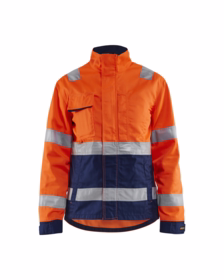 Blåkläder - Arbejdsjakke Dame Hi-vis 4903 orange/marineblå