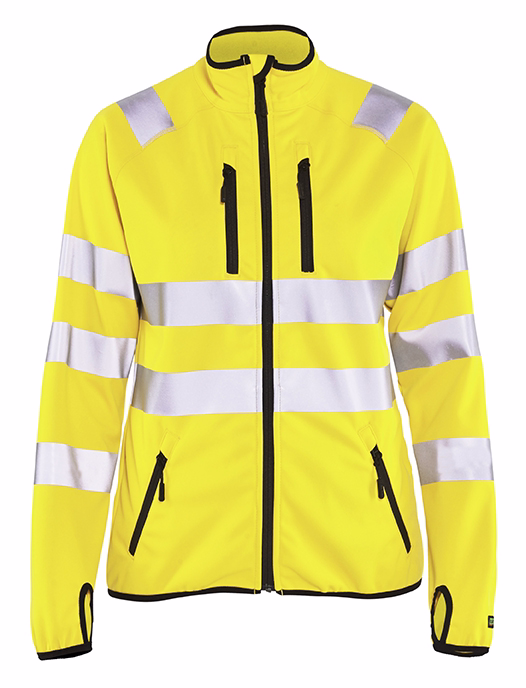 Softshell jakke Dame Hi-vis 4926 gul, str.XL