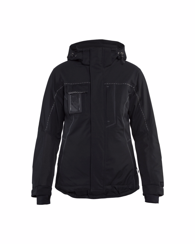 Vinterjakke Dame 4971 sort, str.3XL