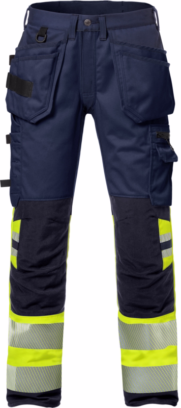 Arbejdsbuks Hi-Vis 127732 Gul/marine, str. D92