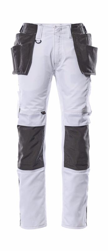 Arbejdsbuks 17631 hvid/mørk antracit, str. 82C64