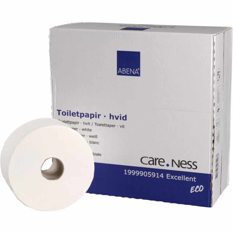 Toiletpapir Jumbo midi CO2 neutral 2-lags á 8 ruller
