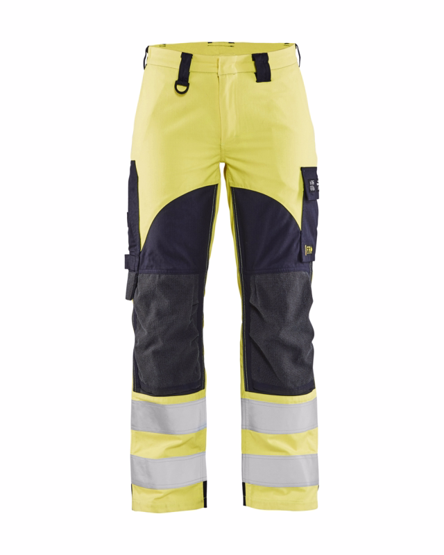 Arbejdsbuks Dame Hi-vis 7189 gul/marineblå, str. C42