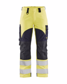 Blåkläder - Arbejdsbuks Dame Hi-vis 7189 gul/marineblå