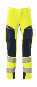 Mascot - Arbejdsbuks Hi-viz 19279 gul/mørk marine