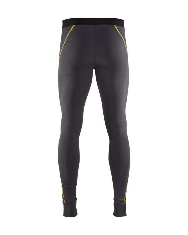 Underbuks 1844 mørk grå/gul, str. L