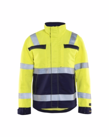 Blåkläder - Arbejdsjakke Hi-vis 4087 gul/marineblå