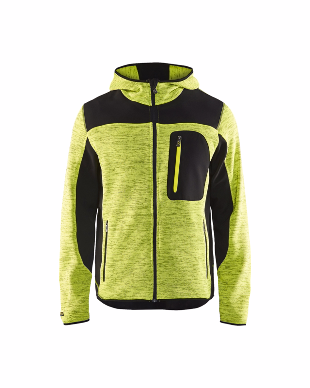 Jakke 4930 gul/sort, str. 4XL
