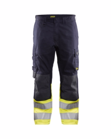Blåkläder - Arbejdsbuks Hi-vis 1488 marineblå/gul