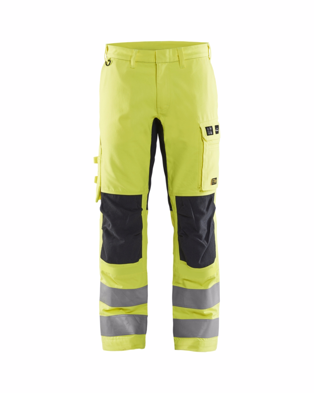 Arbejdsbuks Hi-vis 1788 gul/marineblå, str. C44
