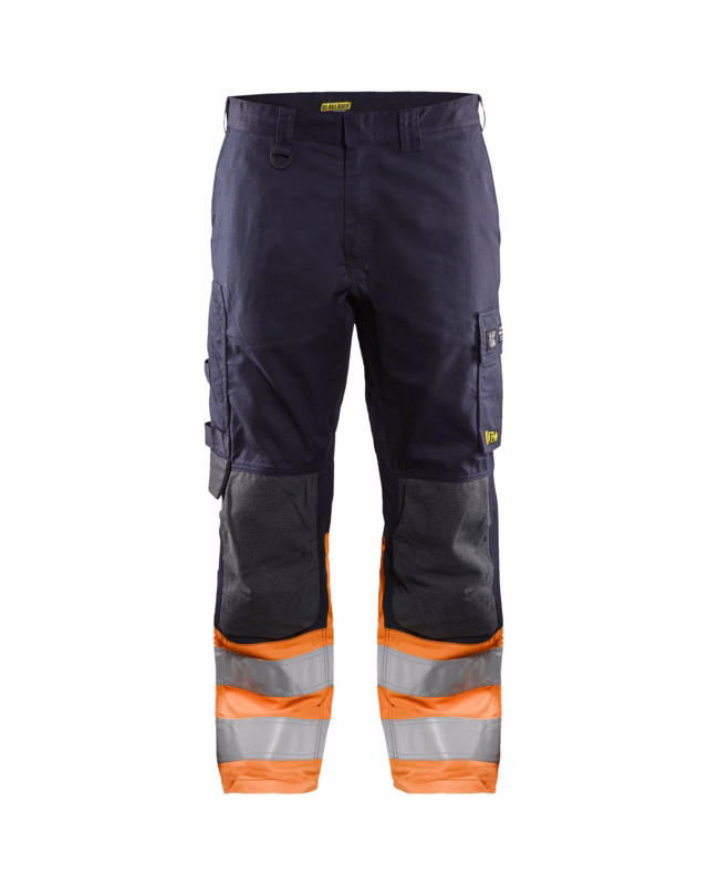 Arbejdsbuks Hi-vis 1488 marineblå/orange, str. C46