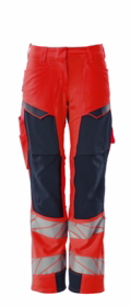 Mascot - Arbejdsbuks Hi-viz Dame 19078 rød/mørk marine