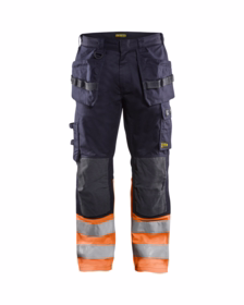 Blåkläder - Arbejdsbuks Hi-vis 1489 marineblå/orange