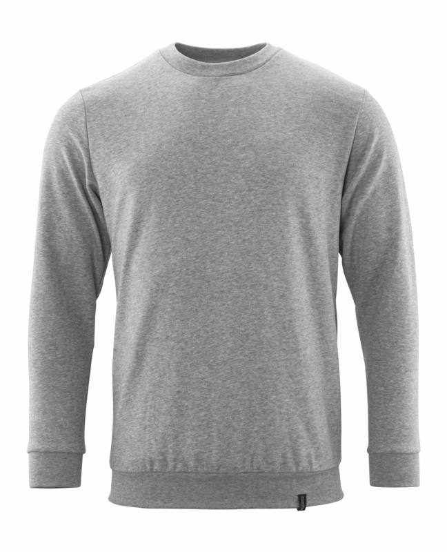 Sweatshirt 20284 grå-meleret, str. S