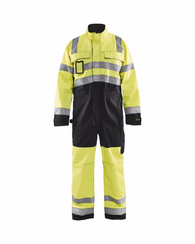 Kedeldragt Hi-vis 6373 gul/sort, str. C48