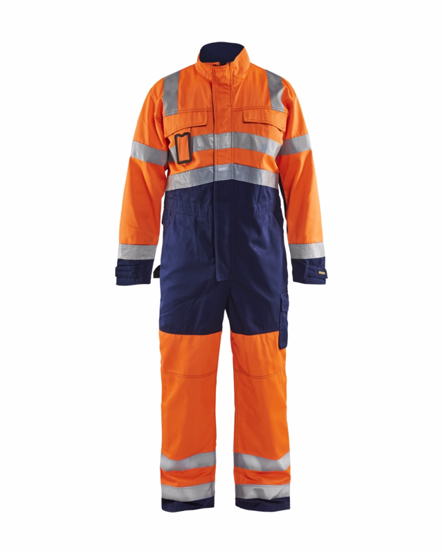 Kedeldragt Hi-vis 6373 orange/marineblå, str. C46
