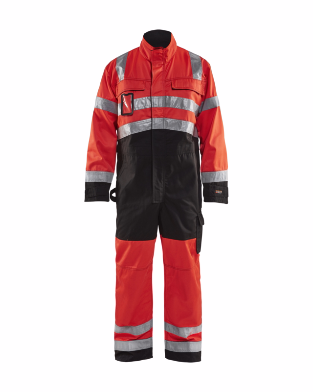 Kedeldragt Hi-vis 6373 rød/sort, str. C50