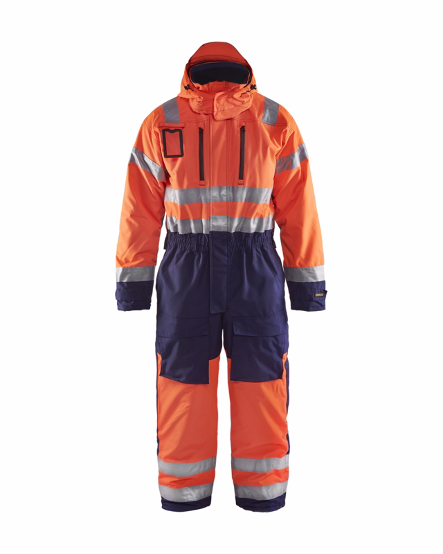 Vinterkedeldragt Hi-vis 6763 orange/marineblå, str. D96