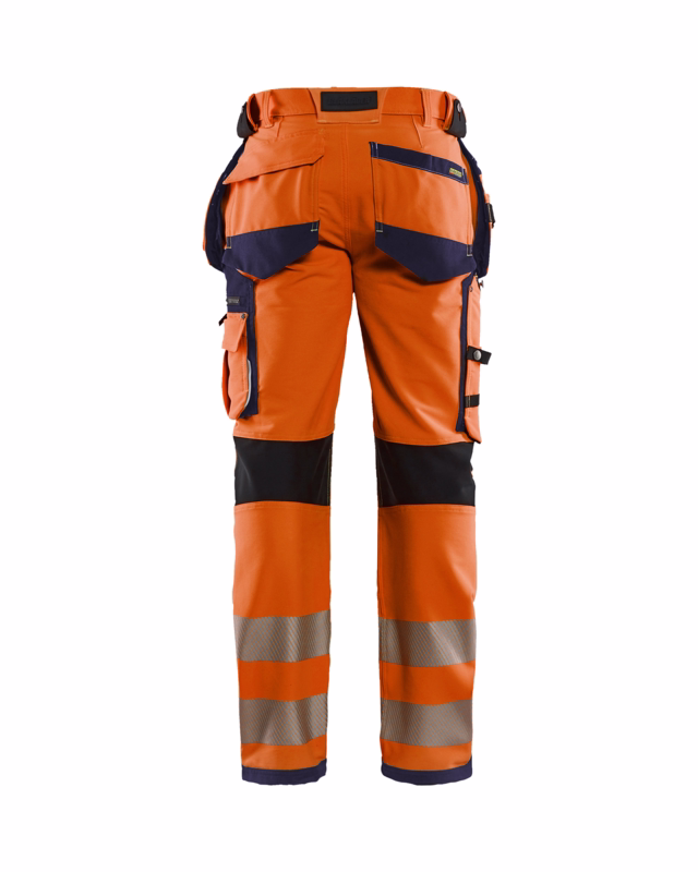 Arbejdsbuks Hi-vis 1997 orange/marineblå, str. C60