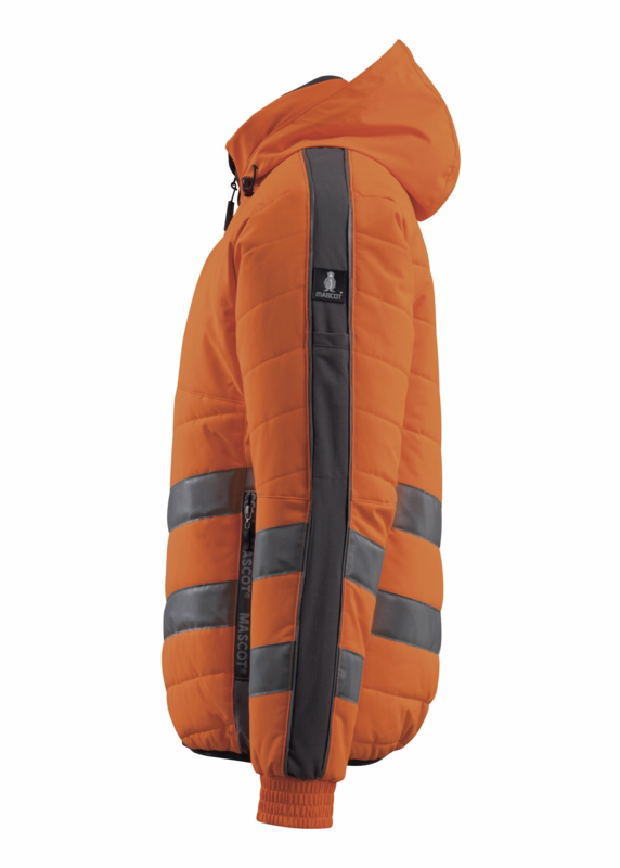 Arbejdsjakke Hi-vis 15515 orange/mørk antracit, str. S