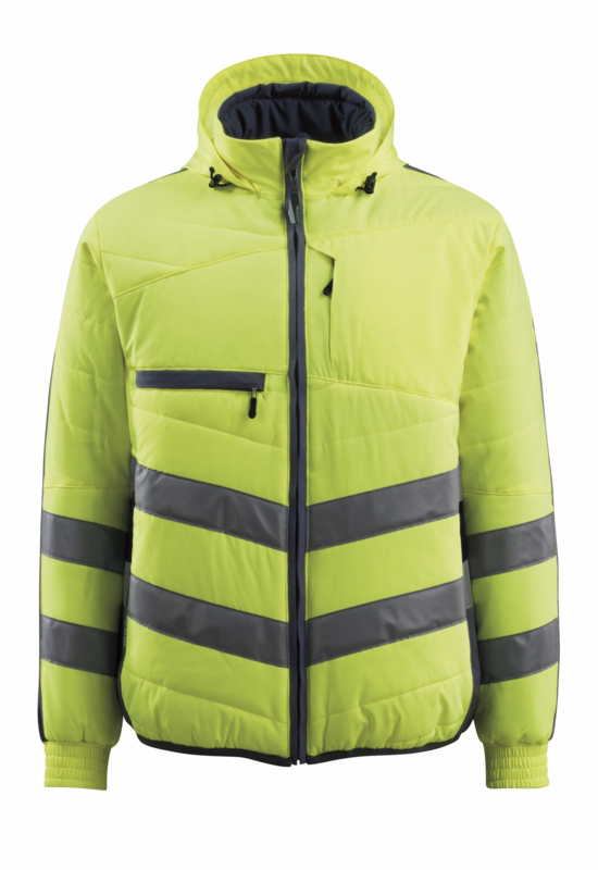 Arbejdsjakke Hi-vis 15515 gul/mørk marine, str. 2XL
