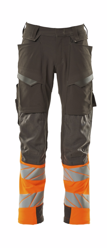 Arbejdsbuks Hi-vis 19179 mørk antracit/orange, str. 76C46