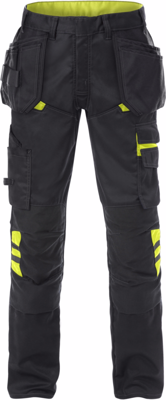 Arbejdsbuks 131123 Sort/Hi-vis gul, str. C154