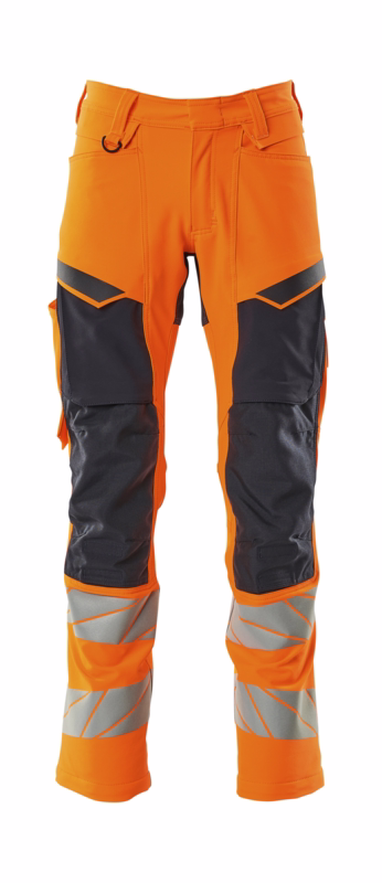 Arbejdsbuks Hi-vis 19479 orange/mørk marine, str. 76C49