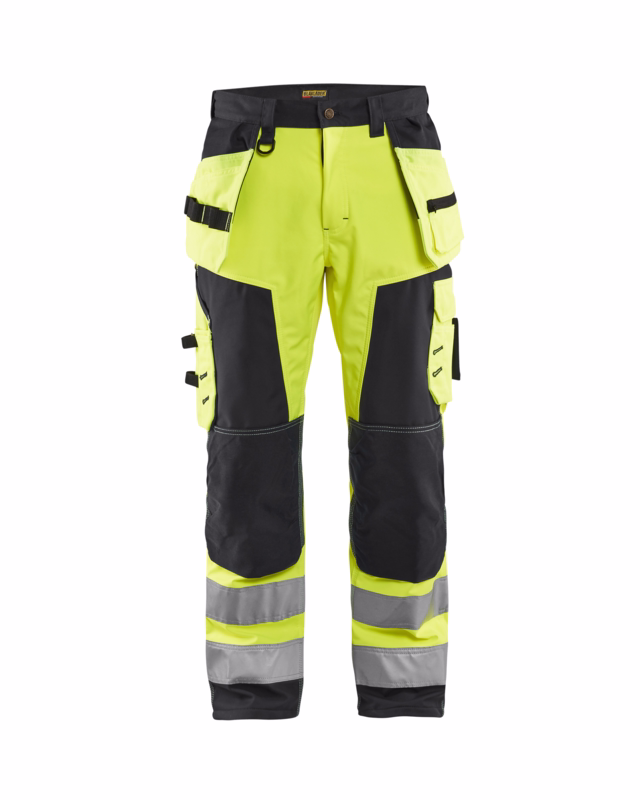 Arbejdsbuks Hi-vis 1567 gul/sort, str. C60