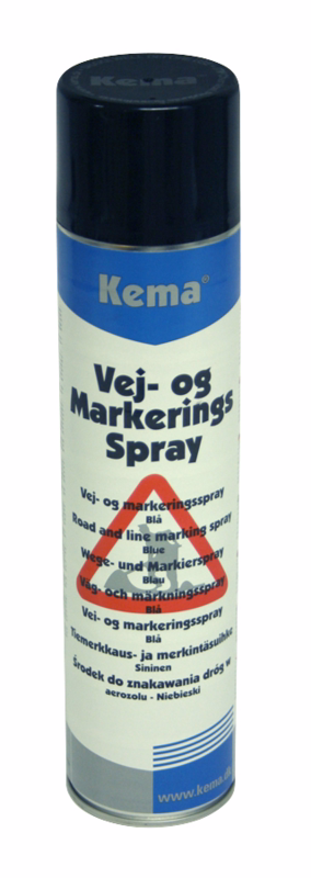 Vej- og markeringsfarve spray blå 600ml
