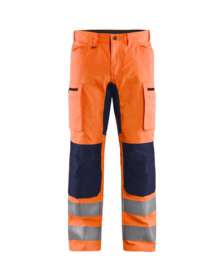 Blåkläder - Arbejdsbuks Hi-vis 1585 orange/marineblå