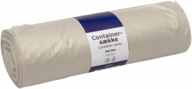 Abena - Containersække Klar 40my 350 L, 146x160cm