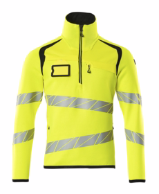 Mascot - Striktrøje Hi-viz 19005 gul/sort