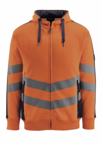 Mascot - Hættetrøje Hi-vis 50138 orange/mørk marine
