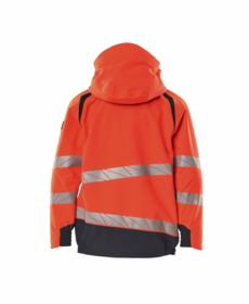 Mascot - Skaljakke Hi-viz børn 19901 rød/mørk marine