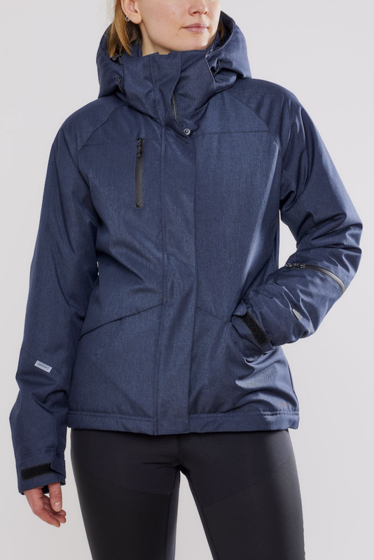 Jakke Dame Mountain Dark Navy Melange, str. XL