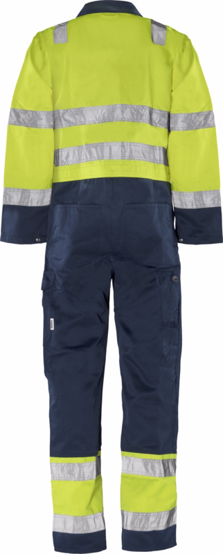 Kedeldragt Hi-Vis 100004 Gul/marine, str. S