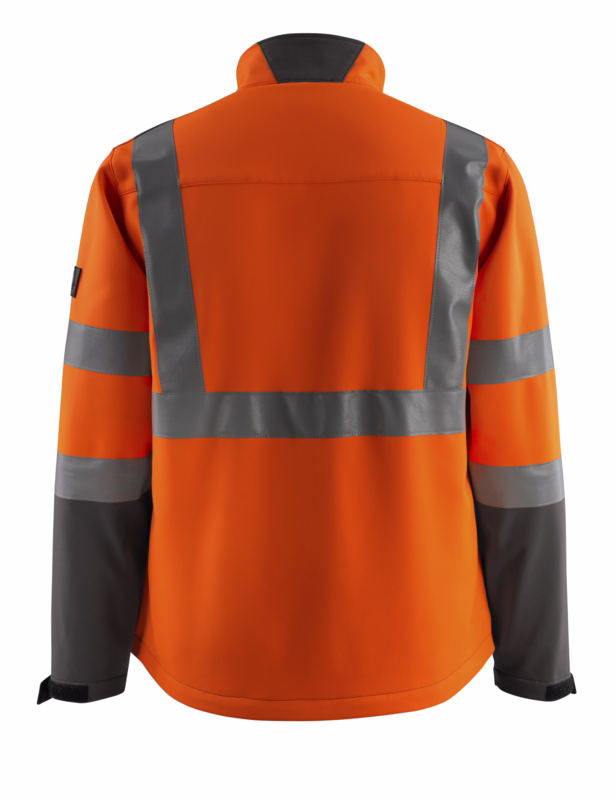 Softshell jakke Hi-vis 15902 orange/mørk antracit, str. XL