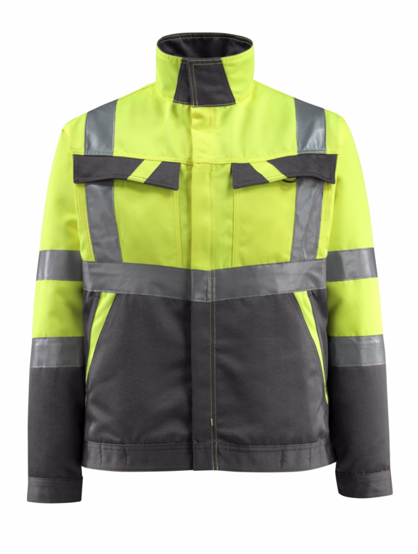 Arbejdsjakke Hi-vis 15909 gul/mørk antracit, str. 2XL