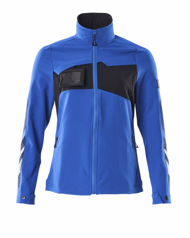 Arbejdsjakke Dame 18008 azurblå/mørk marine, str. 5XL
