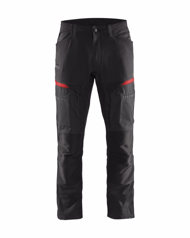 Servicebuks 1456 sort/rød, str. C60