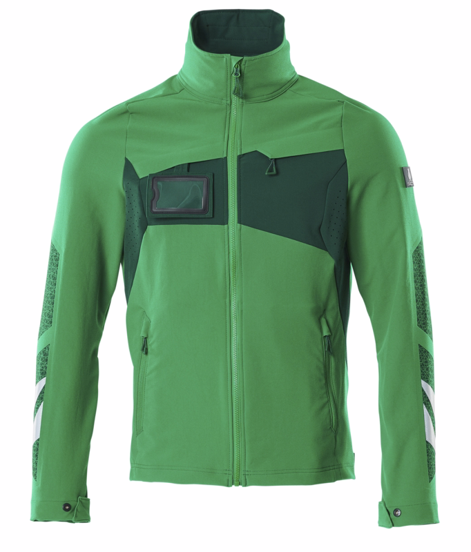 Arbejdsjakke 18101 græsgrøn/grøn, str. XS